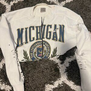 LF Cropped Michigan Sweatshirt